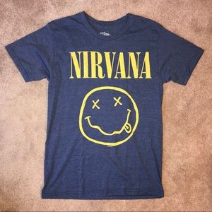 Blue Nirvana Band Tee Shirt